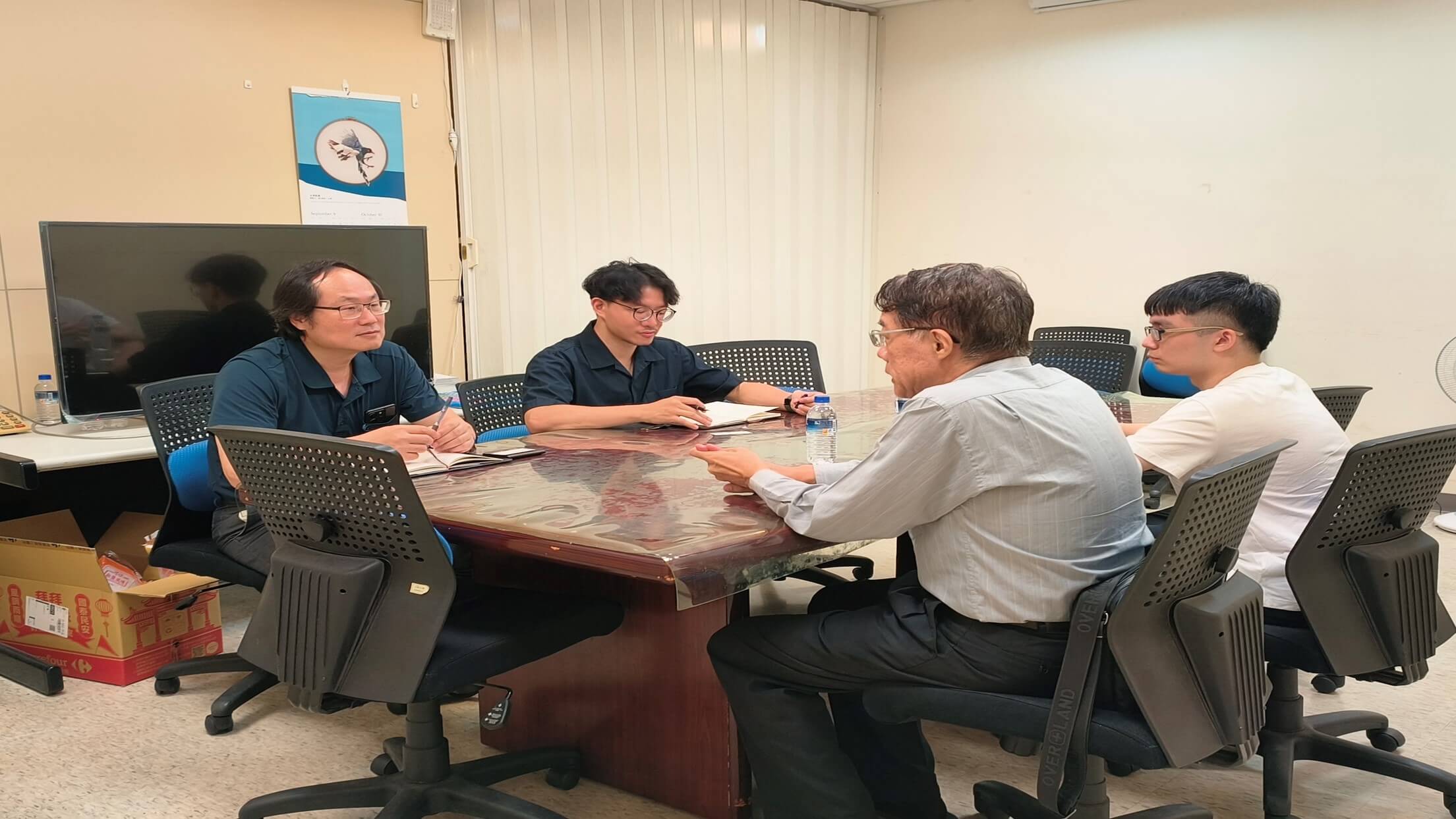 國儀中心陳組長、北科大機械系呂教授來訪